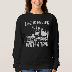 Sudadera Tren Genial Para Hombres Mujeres Locomotora De Fer