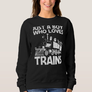 Sudadera Tren Guay Para Niños Tren Locomotor Ferrocarril