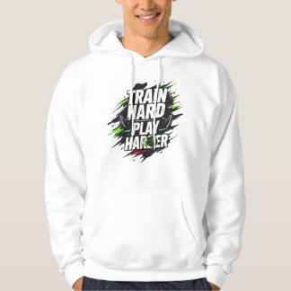 Sudadera Tren juego duro más duro básquet camiseta