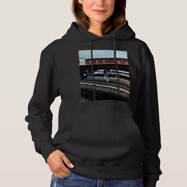 Sudadera Tren rojo y blanco (Anverso)