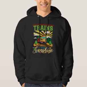 Sudadera Tren y tren de vapor para niños pequeños