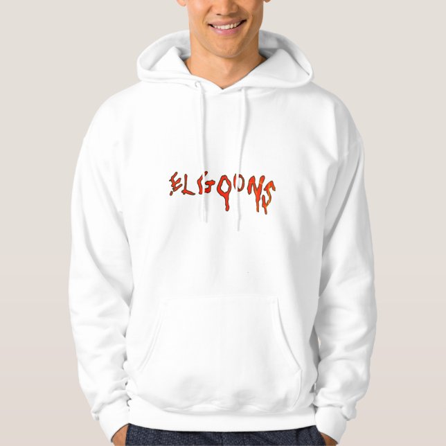 Sudadera Trendy Streetwear style white pullover Hoodie (Anverso)