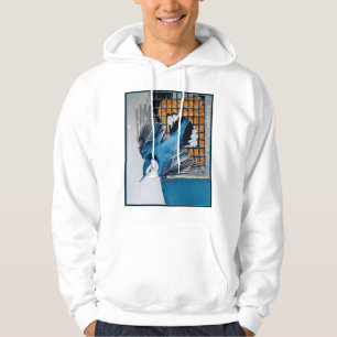 Sudadera Trepatroncos Pechiblanco en Nieve - Foto Original