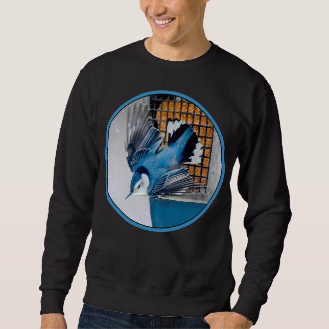 Sudadera Trepatroncos Pechiblanco en Nieve - Foto Original (Anverso)