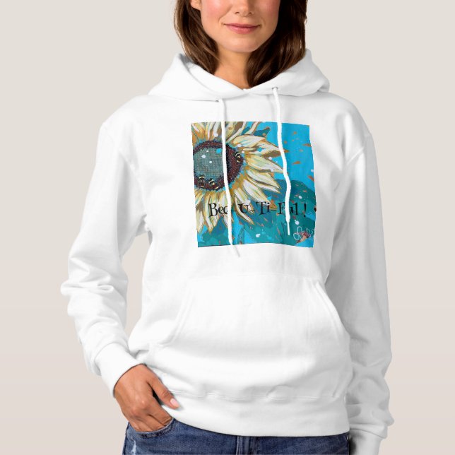 Sudadera Tres abejorros en un girasol (Anverso)