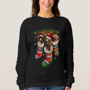 Sudadera Tres Beagles En Navidades De Ganadería Santa X Mas