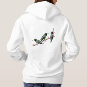 Sudadera Tres colibríes en la rama Silencio perenne