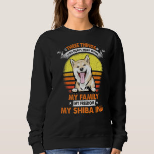 Sudadera Tres Cosas Que No Se Encuentran Con Shiba Inu Funn