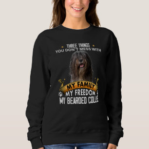 Sudadera Tres cosas que no se mezclan con Collie