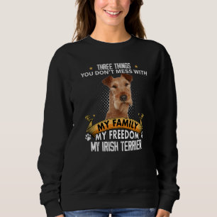 Sudadera Tres cosas que no se mezclan con el perro asqueros