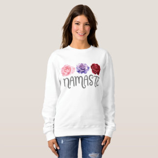 Sudadera Tres flores: Namaste