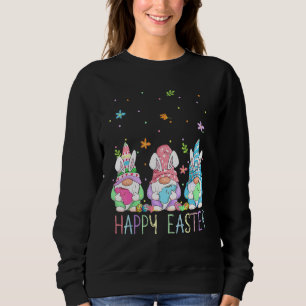 Sudadera Tres gnomos de Pascua con un Chocol de Caza de Hue
