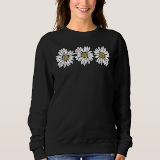 Sudadera Tres hermosas margaritas flor primavera verano