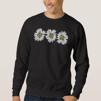 Sudadera Tres hermosas margaritas flor primavera verano