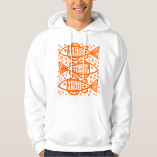 Sudadera Tres Naranjas de pescado
