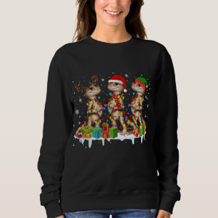 Sudadera Tres Navidades de dragón con barba de elfo de reno