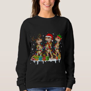Sudadera Tres Navidades de dragón con barba de elfo de reno