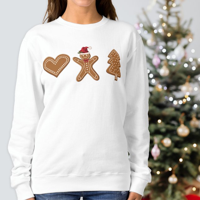 Sudadera Tres Navidades de Gingerbread Cookies (Festive design for the Holiday season.)