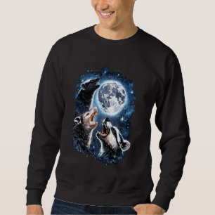 Sudadera Tres Opossum Raccoon Skunk Moon Howny Ani