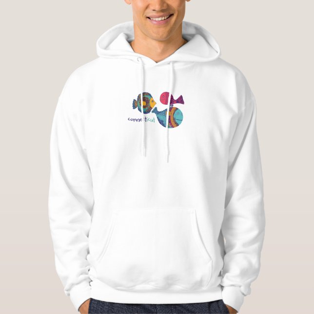 Sudadera Tres peces conectados en Connecticut Hoodie (Anverso)