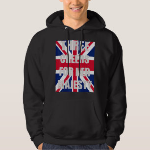 Sudadera Tres Saludos Para Su Majestad Unión Jack Anteceden