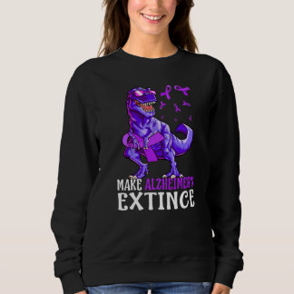 Sudadera Trex Dinosaur Hace Que Los Alzheimers Extingan Con