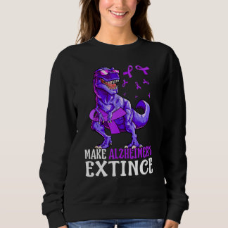Sudadera Trex Dinosaur Hacer Alzheimer Extinguir Conciencia