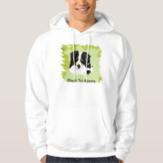 Sudadera Tri diseño verde de las hojas del ~Black