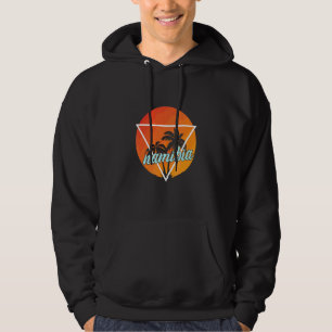Sudadera Triángulo con forma de sol de Namibia con palmas