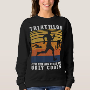 Sudadera Triathlon SWIM BIKE RUN Sports Age Group Triathlet