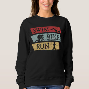 Sudadera Triatlón de natación en bicicleta