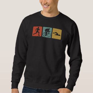 Sudadera Triatlón Vintage Box Ciclista Corredor Nadador