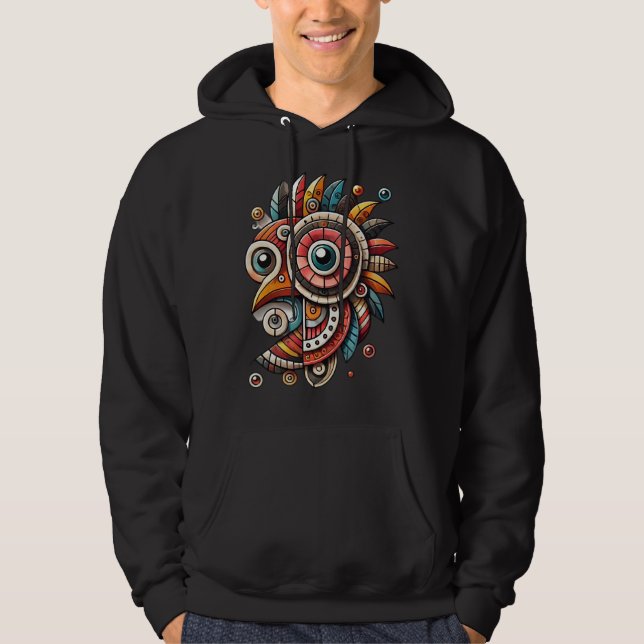Sudadera Tribal Soul Vibrant Art Hoodie (Anverso)
