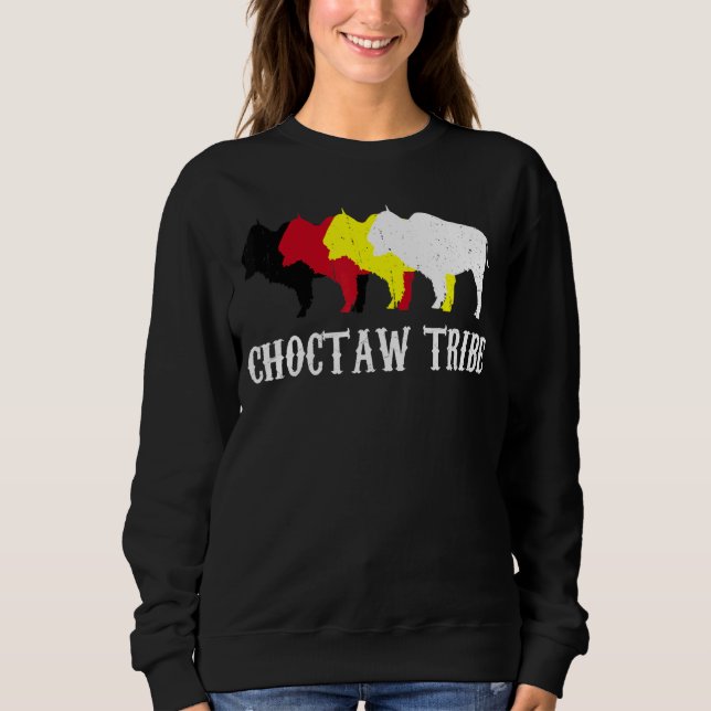 Sudadera Tribu choctaw raíces indígenas Chahta nativos nort (Anverso)