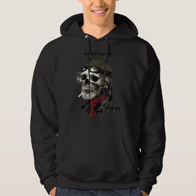 Sudadera Tribu de indios americanos Cherokee Motocicleta Mo (Anverso)