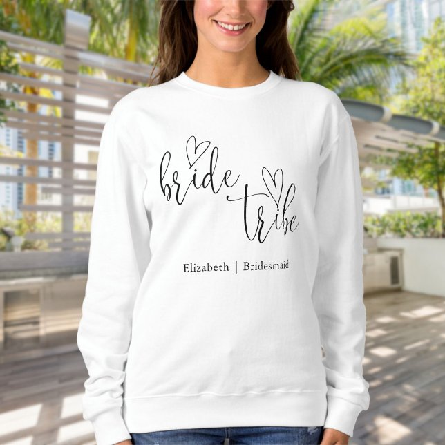 Sudadera Tribu de novias Bachelorette Bridesmaids (Bride Tribe Bachelorette Bridesmaids Sweatshirt)