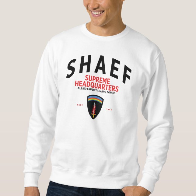 Sudadera Tributo al Cuartel General Supremo de la SHAEF (Anverso)