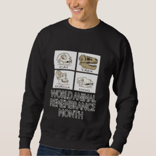 Sudadera Tributo Mundial de Recuerdo de Animales a Animales