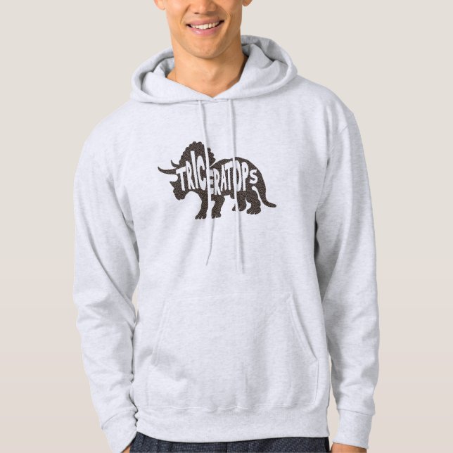 Sudadera Triceratops dinosaurio (Anverso)