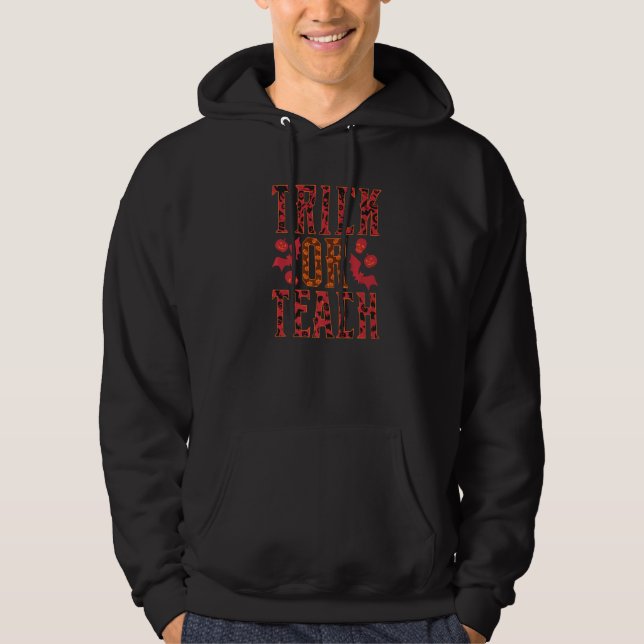 Sudadera Trick O Enseñanza De Halloween (Anverso)
