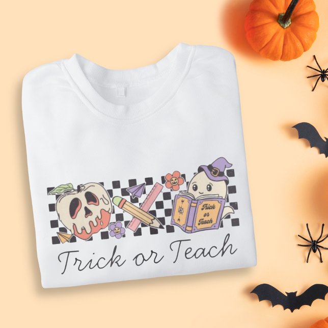 Sudadera Trick of Teach Halloween Book Boo Ghost Teacher (Subido por el creador)