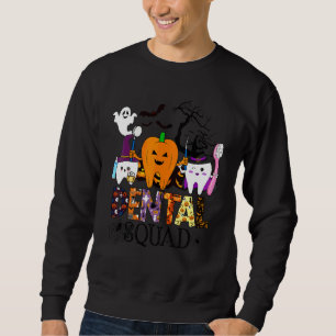 Sudadera Trick Or Teeth Dentista Disfraz Equipo Dental Hall
