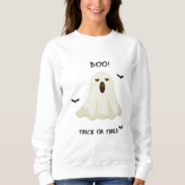 Sudadera Trick or Tired – Funny Ghost Halloween Sweatshirt