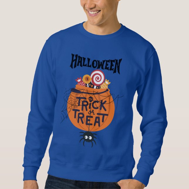 Sudadera Trick Or Treat Style Sweatshirt – Halloween Vibes  (Anverso)