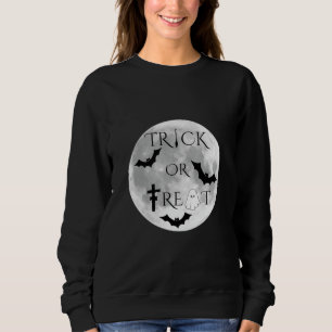 Sudadera Trick or Trete Cute Halloween diseño Sweatshirt