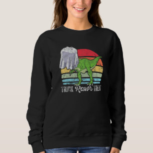 Sudadera Trick Rawr Trick Trick Tret Vintage Ghost Dino Tre