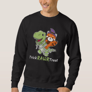 Sudadera Trick Trick Rawr Treat T-rex Mummy Costume