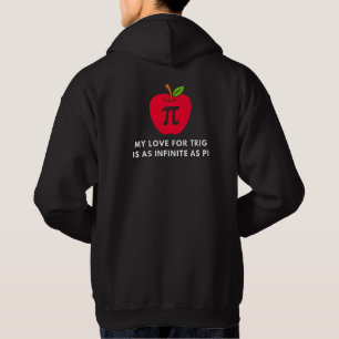 Sudadera Trigonometría divertida y Pi Math Geek Humor Bla