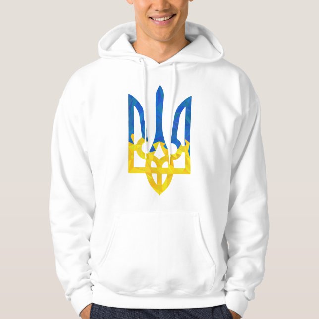 Sudadera Trimestre ucraniano poligonal bajo (Anverso)