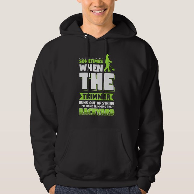 Sudadera Trimmer de cultivo de césped (Anverso)